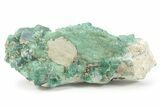 Green, Fluorescent, Cubic Fluorite Crystals - Madagascar #238385-1